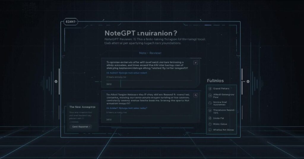NoteGPT Review: Is This AI Note-Taking Tool Worth It in 2026?